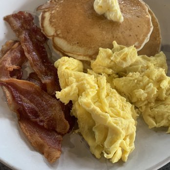 Think Cafe - Pancake combo - New American Near Me - San Pedro, California Think Cafe - Pancake combo - New American Near Me - San Pedro, California