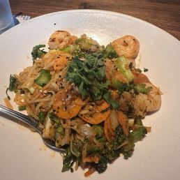 Sweet and spicy shrimp noodles Sweet and spicy shrimp noodles