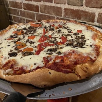 Impellizzeri's - 16 inch Original with mushrooms and roasted peppers - Pizza Near Me - Elizabethtown, Kentucky