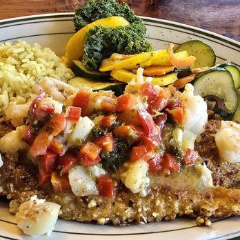TopWater Grill - Pecan Crusted Snapper with Redfish setup - Seafood Near Me - San Leon, Texas TopWater Grill - Pecan Crusted Snapper with Redfish setup - Seafood Near Me - San Leon, Texas