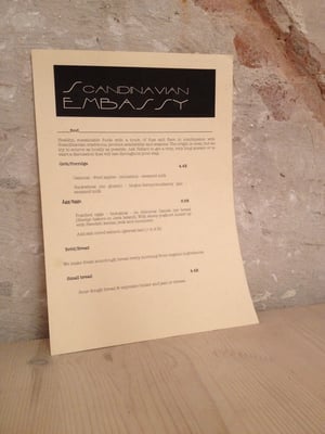 Menu photo 8 Scandinavian Embassy Amsterdam, NH