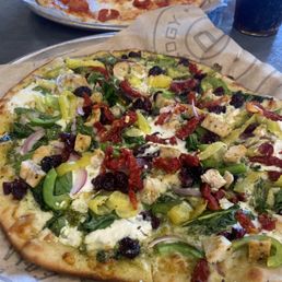 Customized pizza. Customized pizza.