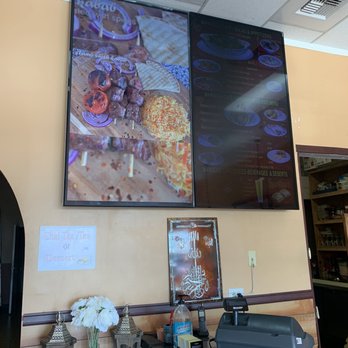 Mawadda Cafe - Menu and front counter - Mediterranean Near Me - Burien, Washington