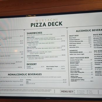 Wuksachi Pizza Deck - Menu - Pizza Near Me - Sequoia National Park, California Wuksachi Pizza Deck - Menu - Pizza Near Me - Sequoia National Park, California