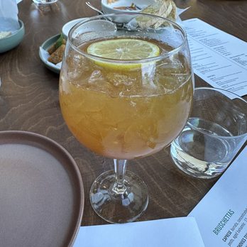 Vulcania - Palmer Spritz cocktail - Italian Near Me - Mammoth Lakes, California
