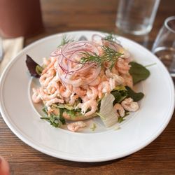 Feskekôrka - Shrimp Sandwich