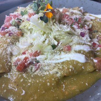 Tostadas - Cold Enchiladas. Sauce was flavorless. - Breakfast & Brunch Near Me - Campbell, California