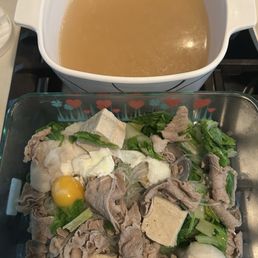 For lunch tomorrow so i had to separate the soup - shows all but no shrimps!!