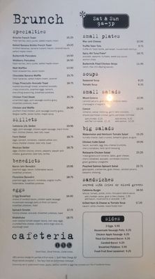Menu photo 1 Cafeteria 15L Sacramento, CA