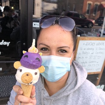 Eli's Ark - Double scoop cone! - Gelato Near Me - Chicago, Illinois