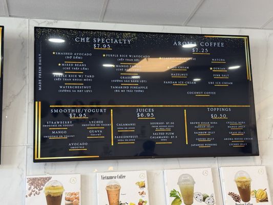 Menu photo 1 Aroma San Jose, CA