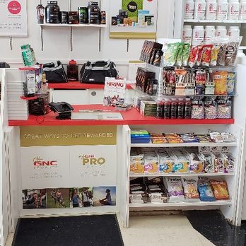 GNC - the inside of a grocery store - Vitamins & Supplements Near Me - Houston, Texas