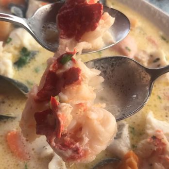 Rhubarb Restaurant - Seafood shower... delicious!!! - Seafood Near Me - Indian Harbour, Nova Scotia