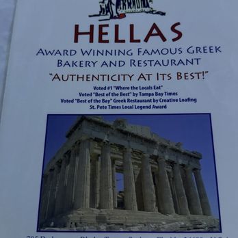 Hellas Restaurant - Hellas menu - Bakeries Near Me - Tarpon Springs, Florida Hellas Restaurant - Hellas menu - Bakeries Near Me - Tarpon Springs, Florida