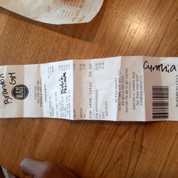 Blaze Pizza - Receipt showing proof they need to refunded me $ $4.96. - Pizza Near Me - Henderson, Nevada