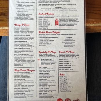 Uncle T's Oyster Bar - Menu - Bars Near Me - Scott, Louisiana