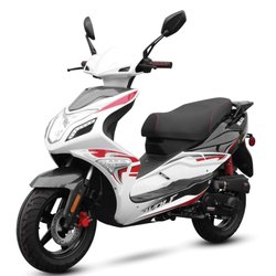 NC Scooter & Cycle - Wolf Blaze 50 / 150 White & Red