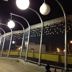 Eastside Pedestrian Bridge - It wasn't complete in this picture - credits to the Glass Center facebook