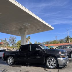 My truck being taken care of