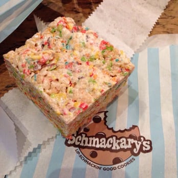 Schmackary's - Rice Krispy treat with fruit loops and fruity pebbles - Desserts Near Me - New York, New York