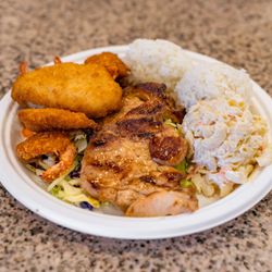 Ohana Hawaiian BBQ - Ohana Seafood Platter