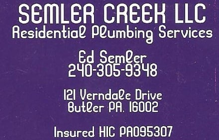 Slide of Semler Creek LLC - Residential Plumbing Services