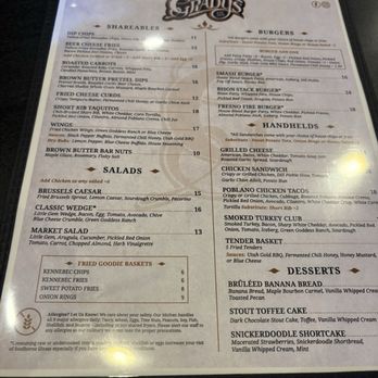Gradys - Menu - Bars Near Me - Midvale, Utah