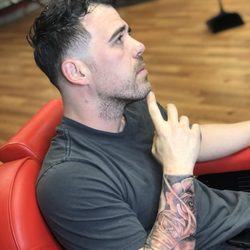 The Next Level Barbers - Fresh drop fade with some funky curls