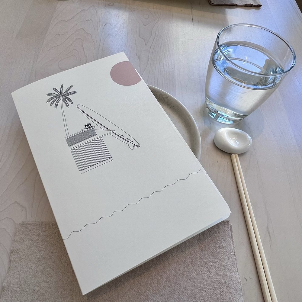 Nami Nori - Menu and place setting - Sushi Bars Near Me - Montclair, New Jersey