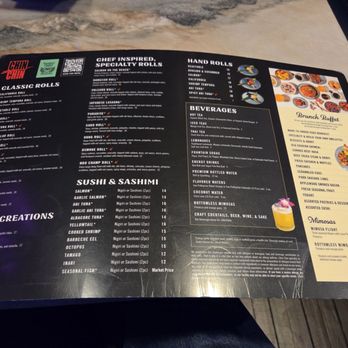 Chin Chin - Sushi side of menu - Chinese Near Me - Las Vegas, Nevada Chin Chin - Sushi side of menu - Chinese Near Me - Las Vegas, Nevada