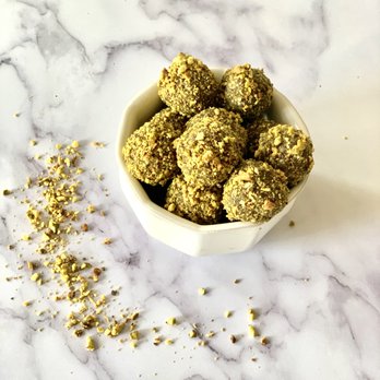 Nurturing Postpartum - Delicious Matcha Energy Bites made for a postpartum mother. - Doulas Near Me