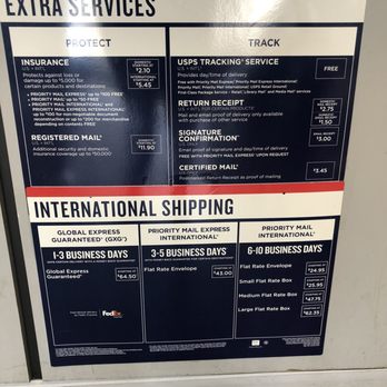 US Post Office - Extra services and pricing - Post Offices Near Me - Union City, New Jersey