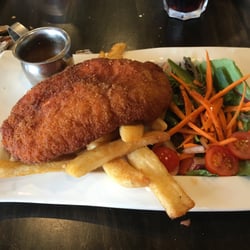 Lone Star Rib House - Lunch schnitzel with gravy