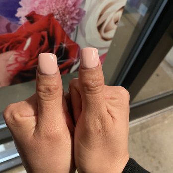 Pink & White Nails - Terrible looking nails, would rather have Walmart pressed on nails. - Hair Removal Near Me - Denver, Colorado Pink & White Nails - Terrible looking nails, would rather have Walmart pressed on nails. - Hair Removal Near Me - Denver, Colorado