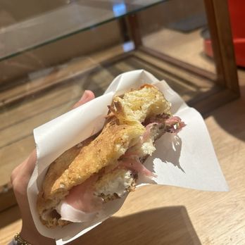 Zero Zero - Mortadella- subbed the mortadella with prosciutto - so amazingly good. The bread is freshly baked and amazing - Sandwiches Near Me - Amsterdam, New Hampshire