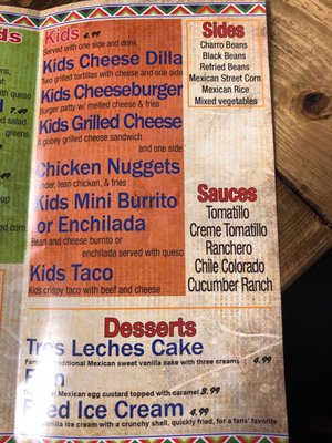 Menu photo 3 Porton Mexican Kitchen Knoxville, TN