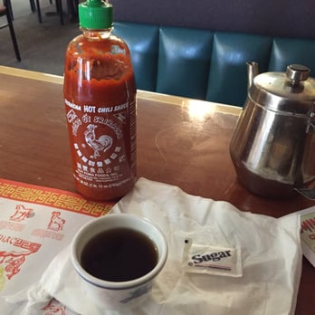 China Panda Chinese Restaurent - a hot sauce and a cup of coffee - Chinese Near Me - Glenwood, Minnesota