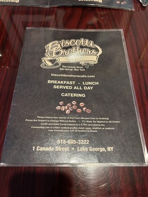 Menu photo 4 Biscotti Brothers Cafe Lake George, NY Menu photo 4 Biscotti Brothers Cafe Lake George, NY