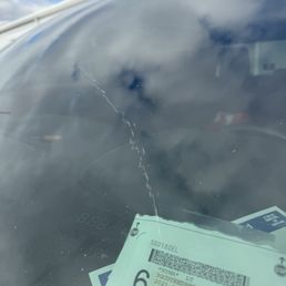 Scratches on windshield