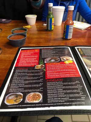 Menu photo 4 Mariachi Mexican Grill Perry, OK