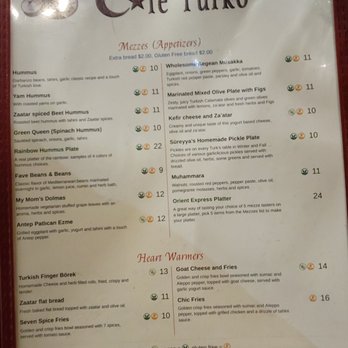 Cafe Turko - Menu - Halal Near Me - Seattle, Washington