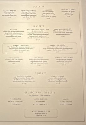 Menu photo 2 Harrys Dolce Vita Knightsbridge, XGL Menu photo 2 Harrys Dolce Vita Knightsbridge, XGL