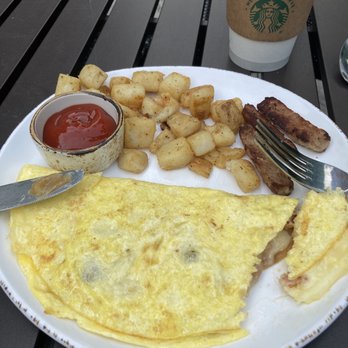 Courtyard by Marriott Buffalo Amherst/University - Omelette - 2 eggs, gruyere, and bacon. Gordon Ramsey would approve! I ordered extra side of sausage. - Hotels Near Me - Buffalo, New York Courtyard by Marriott Buffalo Amherst/University - Omelette - 2 eggs, gruyere, and bacon. Gordon Ramsey would approve! I ordered extra side of sausage. - Hotels Near Me - Buffalo, New York