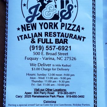 J&S Pizza - Menu - Pizza Near Me - Fuquay-Varina, North Carolina J&S Pizza - Menu - Pizza Near Me - Fuquay-Varina, North Carolina