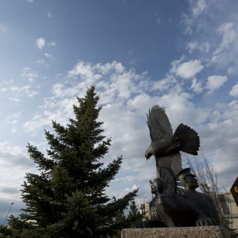 Gold Eagle Casino - a statue of an eagle and a pine tree - Casinos Near Me - North Battleford, Saskatchewan Gold Eagle Casino - a statue of an eagle and a pine tree - Casinos Near Me - North Battleford, Saskatchewan