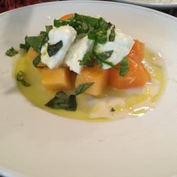 melon and burrata