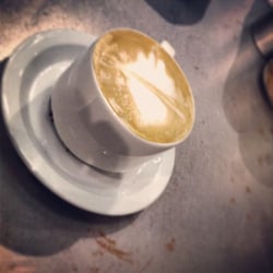 Black Echo Coffee - Cafe latte with black echo butter espresso