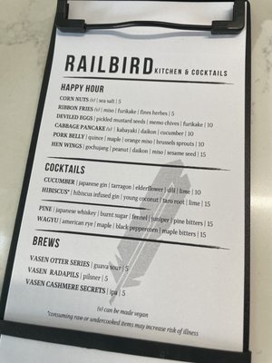 Menu photo 4 Railbird Kitchen Alexandria, VA Menu photo 4 Railbird Kitchen Alexandria, VA