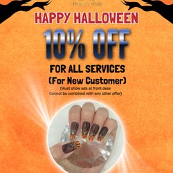 Happy Nails - 10% OFF FOR ALL SERVICES
(For New Customer)