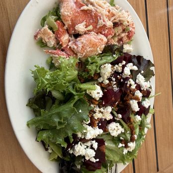 Matunuck Oyster Bar - Beet salad with add on lobster salad. - Seafood Near Me - South Kingstown, Rhode Island Matunuck Oyster Bar - Beet salad with add on lobster salad. - Seafood Near Me - South Kingstown, Rhode Island